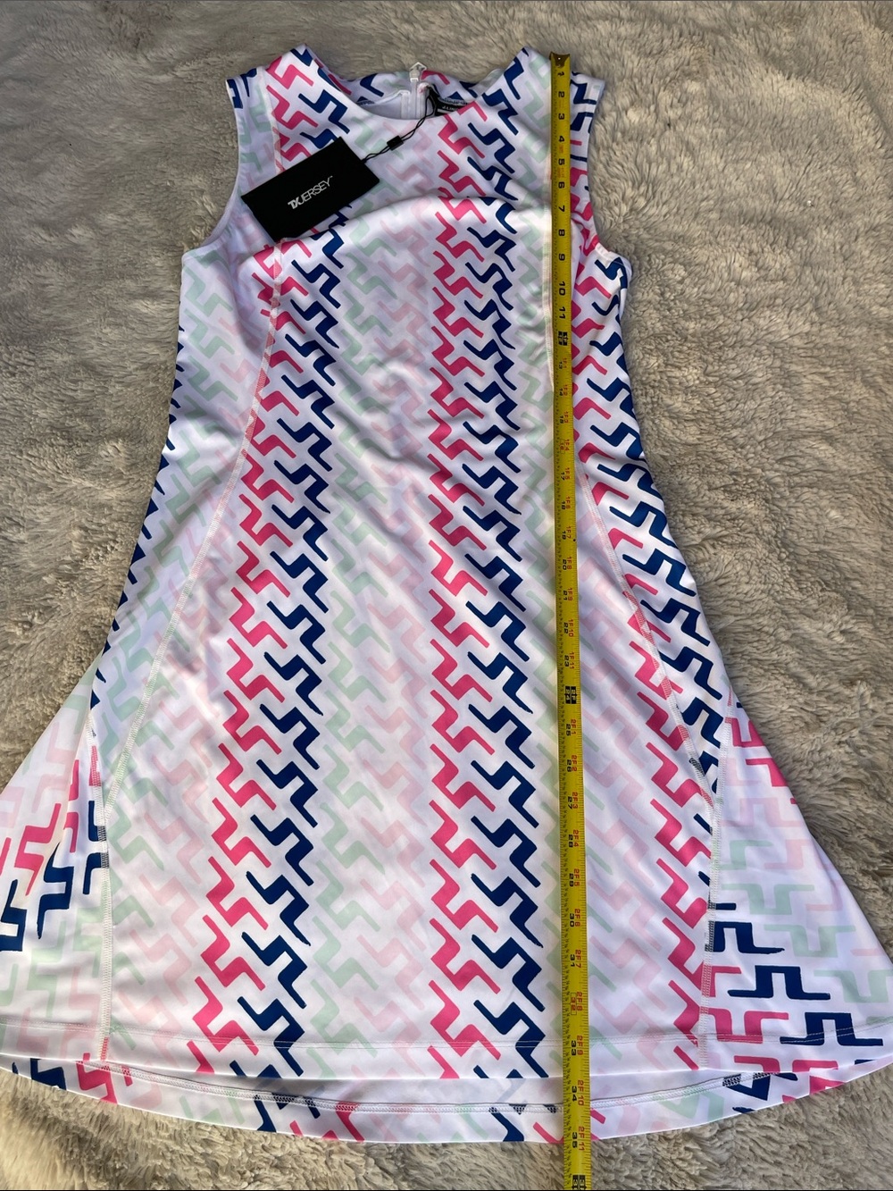 J.Lindeberg Helena Print Dress Size L - Picture 9 of 12